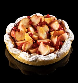 La tarte aux pêches